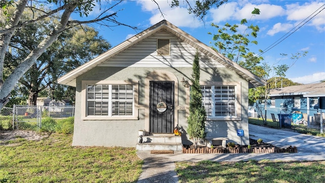 view of bungalow-style home