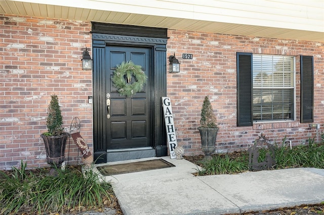 view of entrance to property