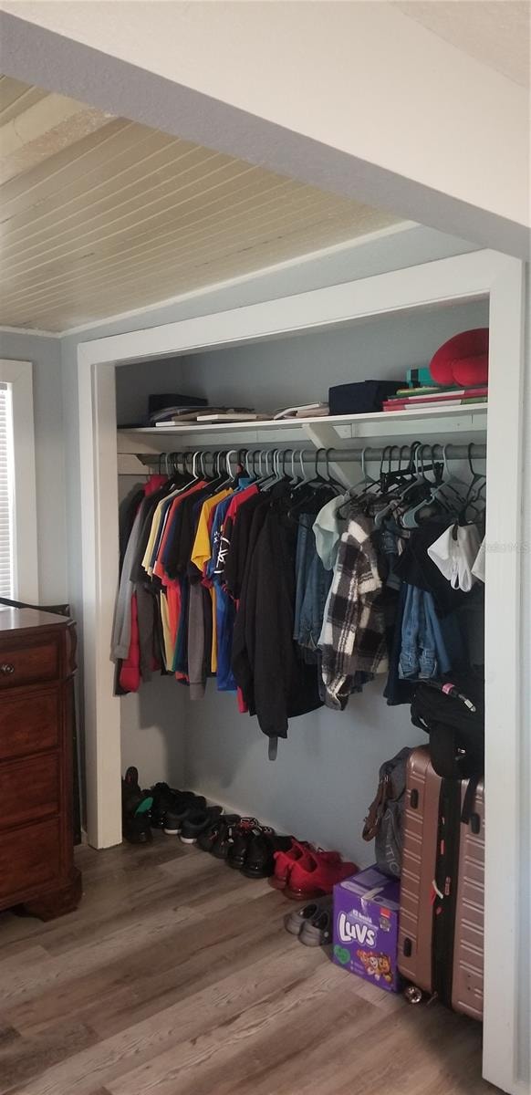 view of closet