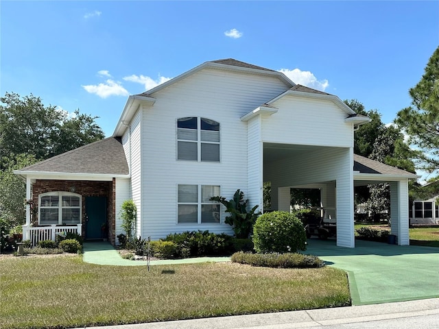 front of property featuring a front yard