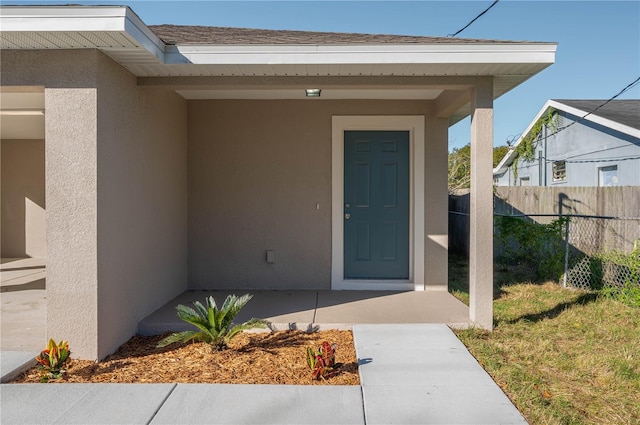 view of entrance to property