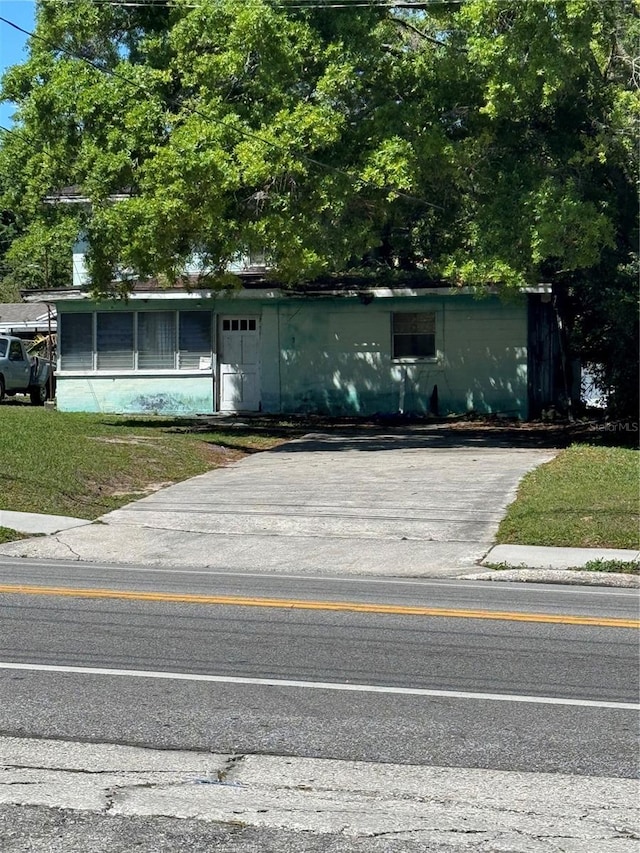 view of front of home