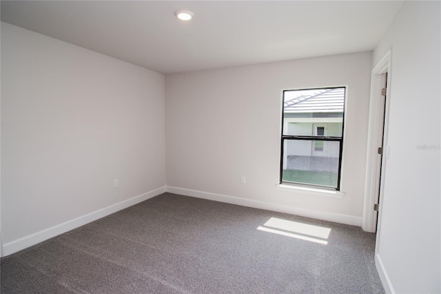 unfurnished room featuring a healthy amount of sunlight and carpet floors