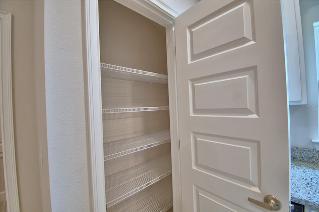 view of pantry