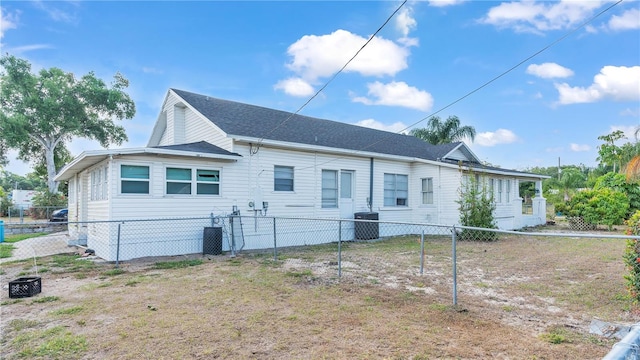 view of rear view of property