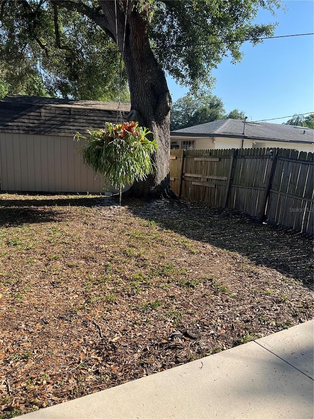 view of yard