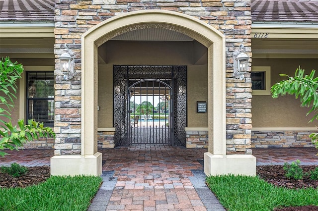 view of entrance to property