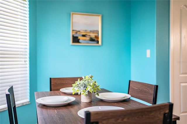 view of dining room