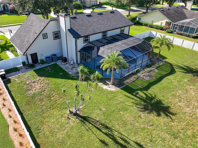drone / aerial view