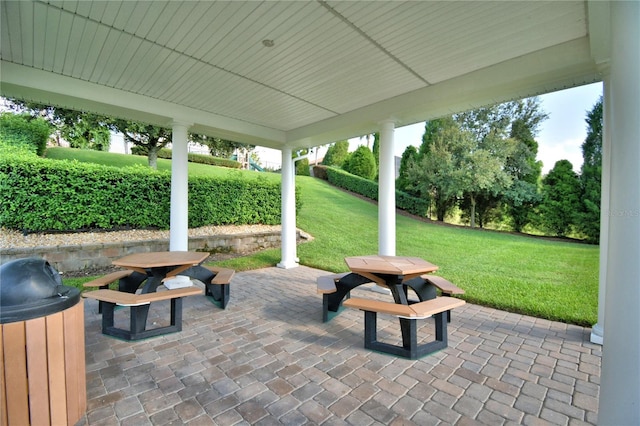 view of patio