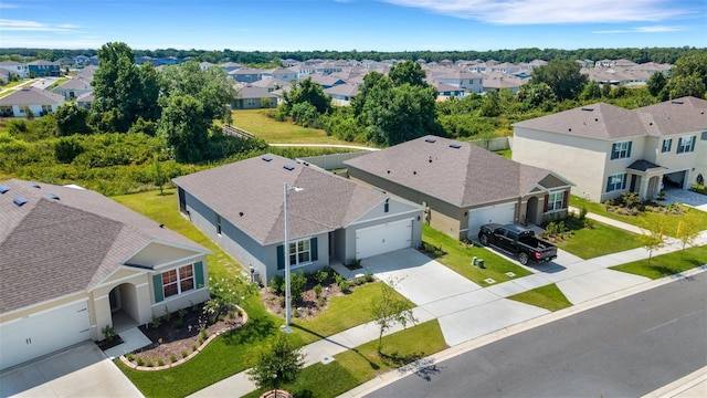 birds eye view of property featuring a residential view