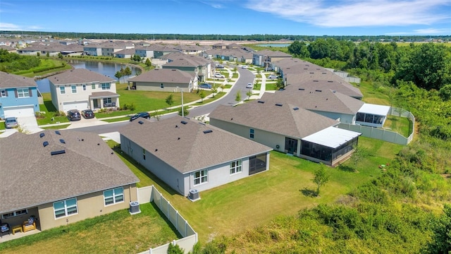 bird's eye view featuring a residential view