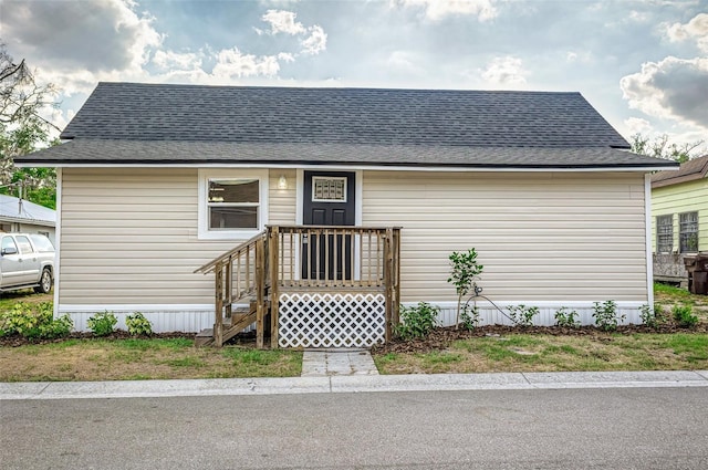 view of front of property