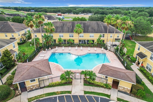 view of pool