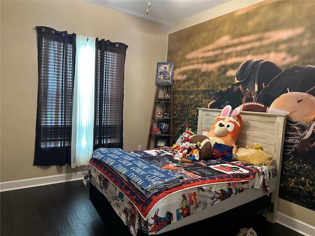 2875 Creeks Crossing Blvd, Lakeland, FL 33810 - bedroom featuring baseboards and wood finished floors