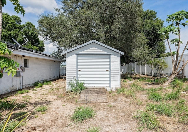 view of outbuilding