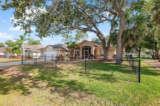 23338 Duchess Ave, Port Charlotte, FL 33954 - single story home featuring a garage, driveway, and stucco siding