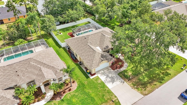23338 Duchess Ave, Port Charlotte, FL 33954 - view from above of property featuring a pool