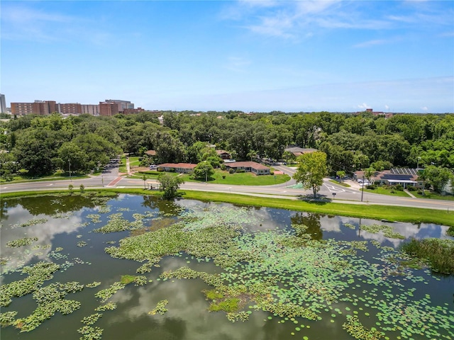 view of property's community with a water view