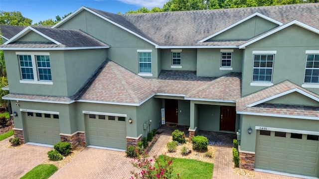 craftsman-style home featuring a garage