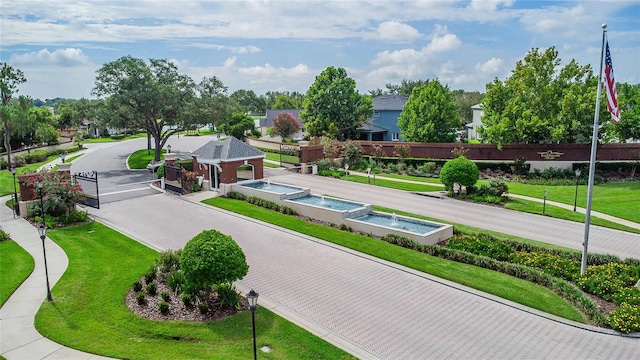 birds eye view of property featuring a residential view