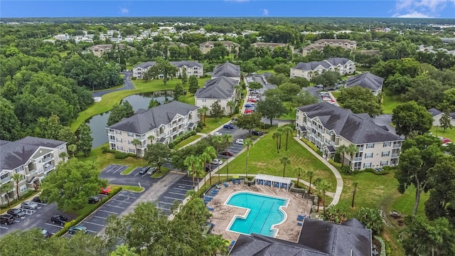 4255 Summer Landing Dr Unit 106, Lakeland, FL 33810 - drone / aerial view featuring a water view