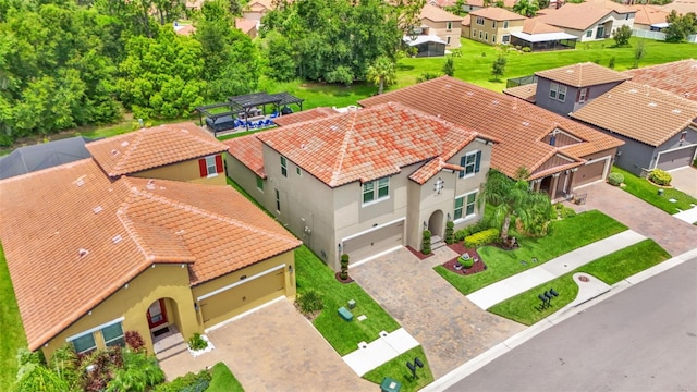 birds eye view of property featuring a residential view