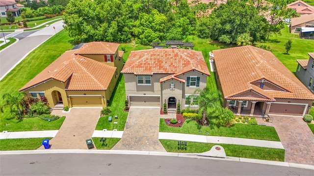 drone / aerial view featuring a residential view