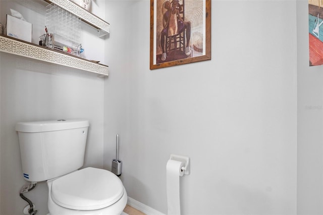 bathroom with toilet