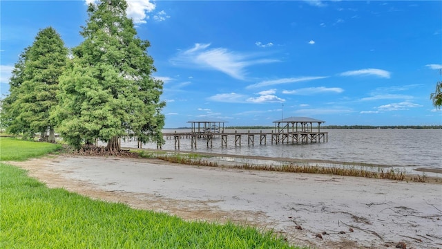 7884 N Lake Buffum Shores Rd, Fort Meade, FL 33841 - view of dock with a water view