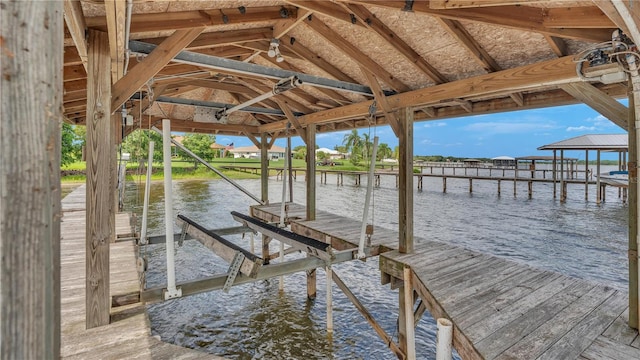 7884 N Lake Buffum Shores Rd, Fort Meade, FL 33841 - dock area with a water view