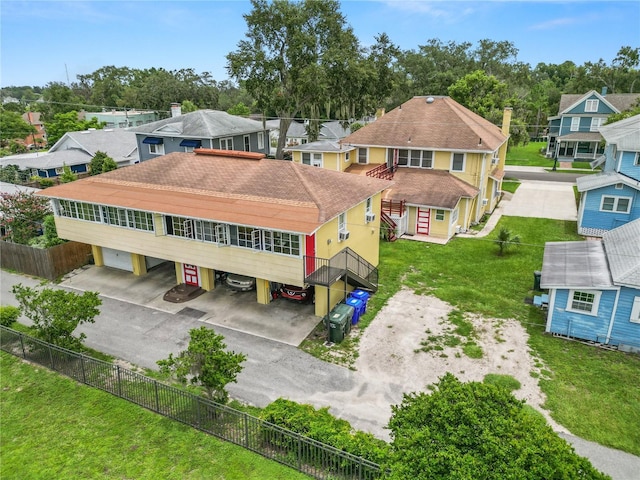 drone / aerial view