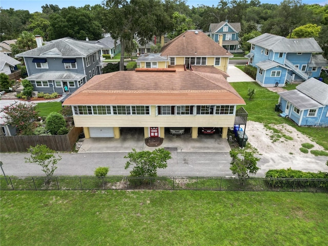 bird's eye view
