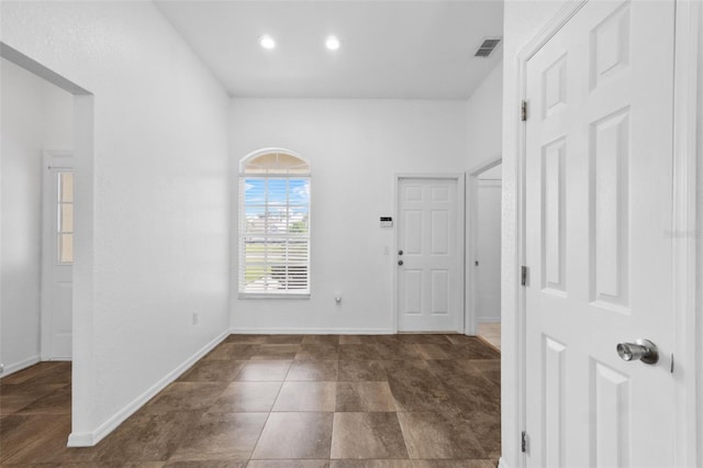 view of foyer entrance