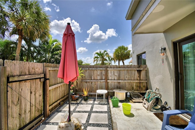 view of patio