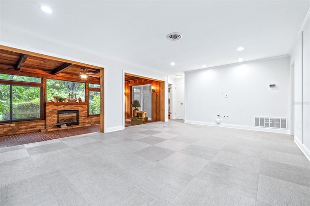 view of unfurnished living room