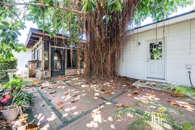 exterior space with a patio area