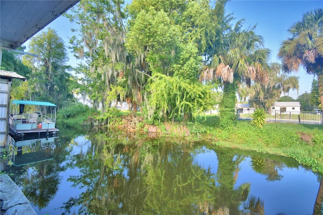 view of water feature