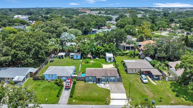 birds eye view of property featuring a residential view