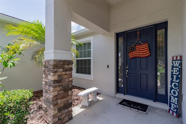 view of property entrance