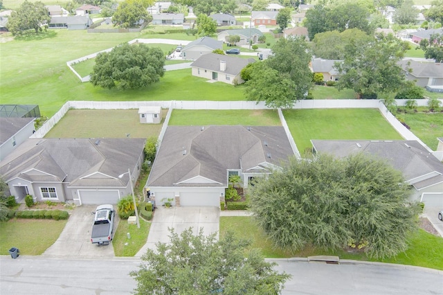 drone / aerial view featuring a residential view