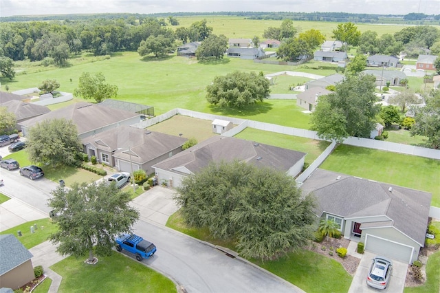 bird's eye view featuring a residential view