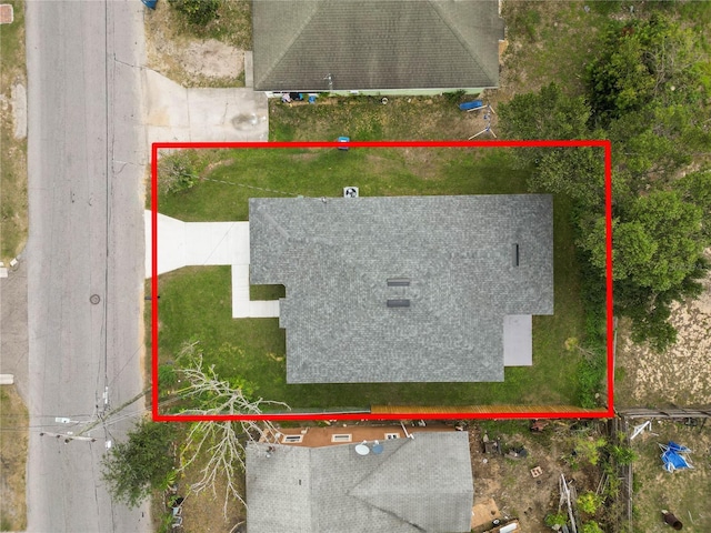 1918 Dr Martin L King Jr Way, Haines City, FL 33844 - aerial view of property and surrounding area with property parcel outlined
