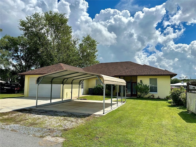 exterior space with driveway