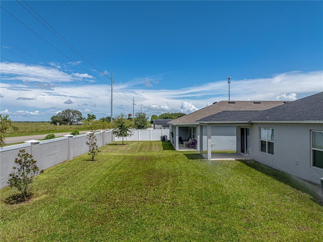 1029 Mattie Pointe Way, Auburndale, FL 33823 - view of yard with a fenced backyard and a patio area