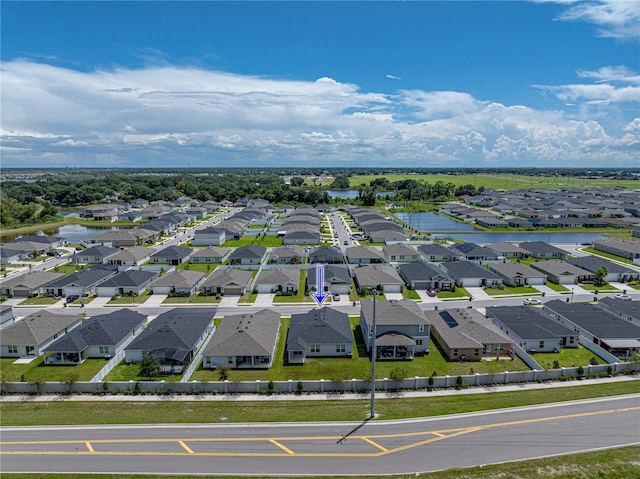 1029 Mattie Pointe Way, Auburndale, FL 33823 - drone / aerial view with a residential view and a water view