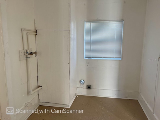 view of laundry area