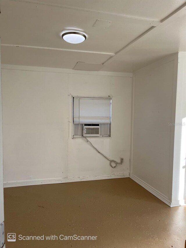 spare room featuring cooling unit