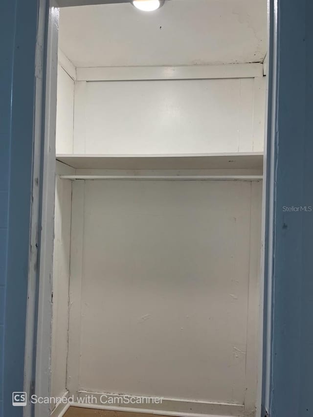 view of closet