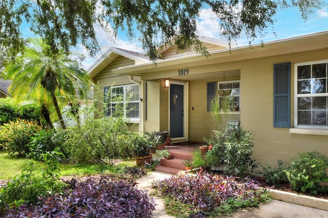 view of front of home